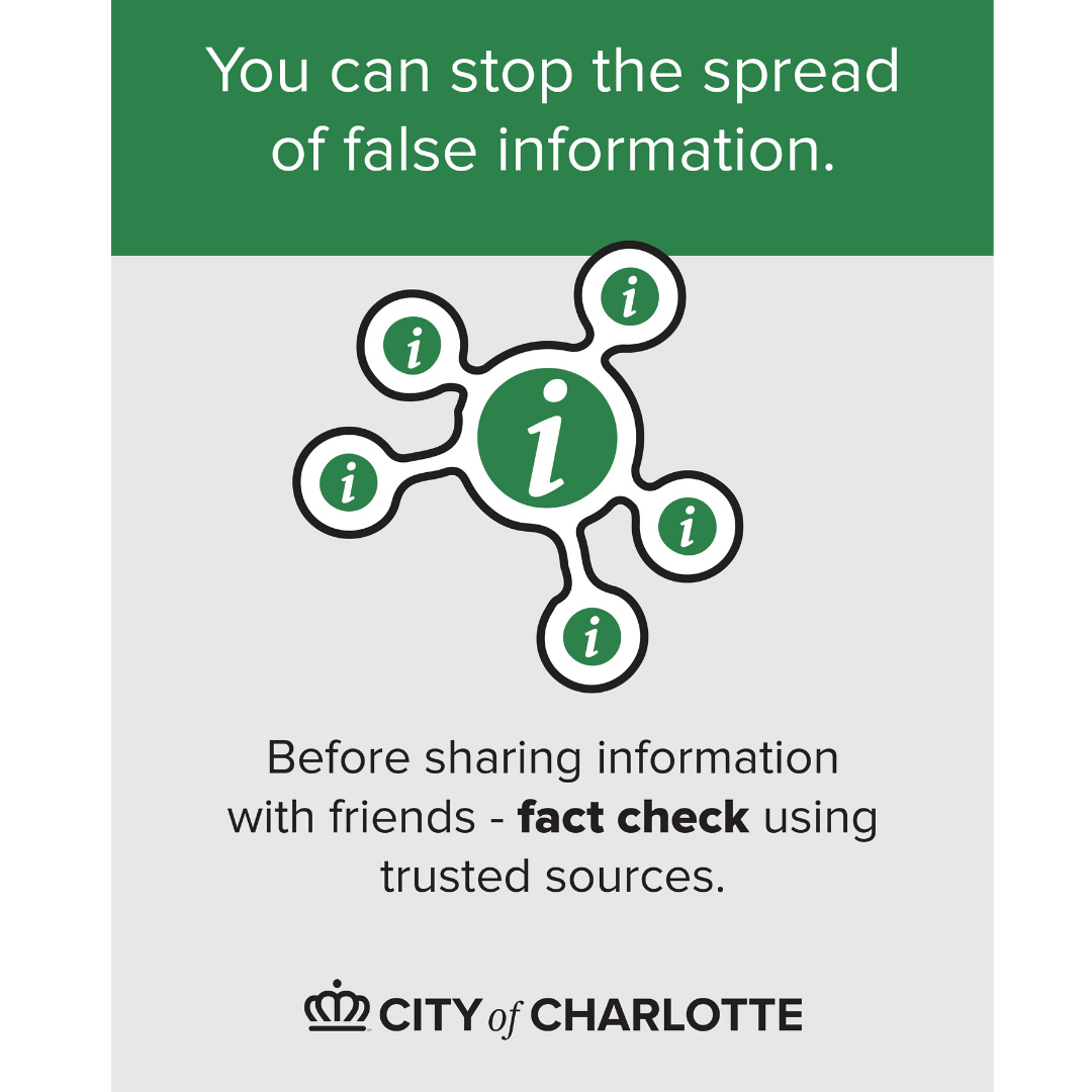 False information is everywhere, so always fact check information and sources before sharing them with friends.