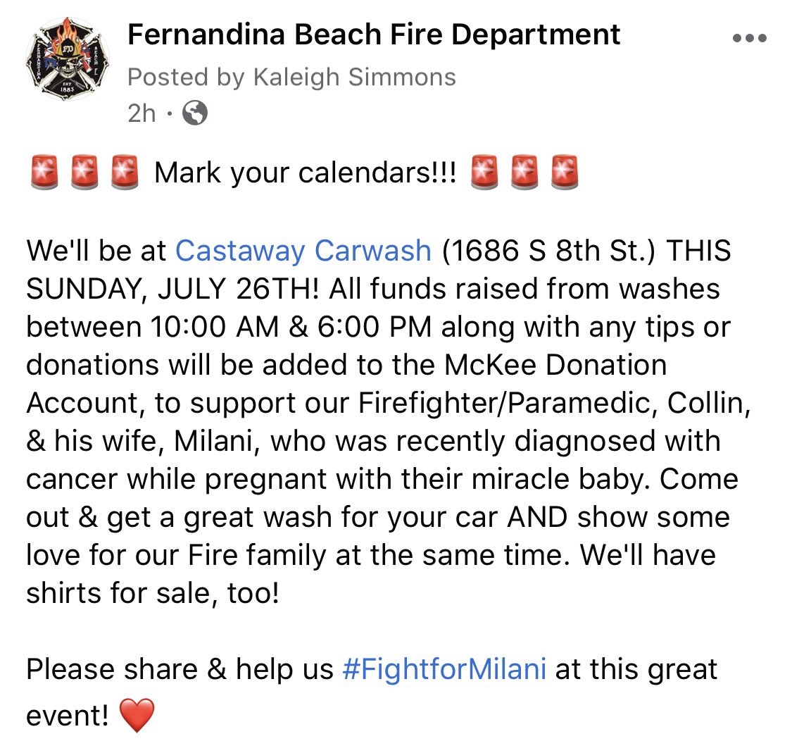 Fernandina Beach Fire Department tweet media