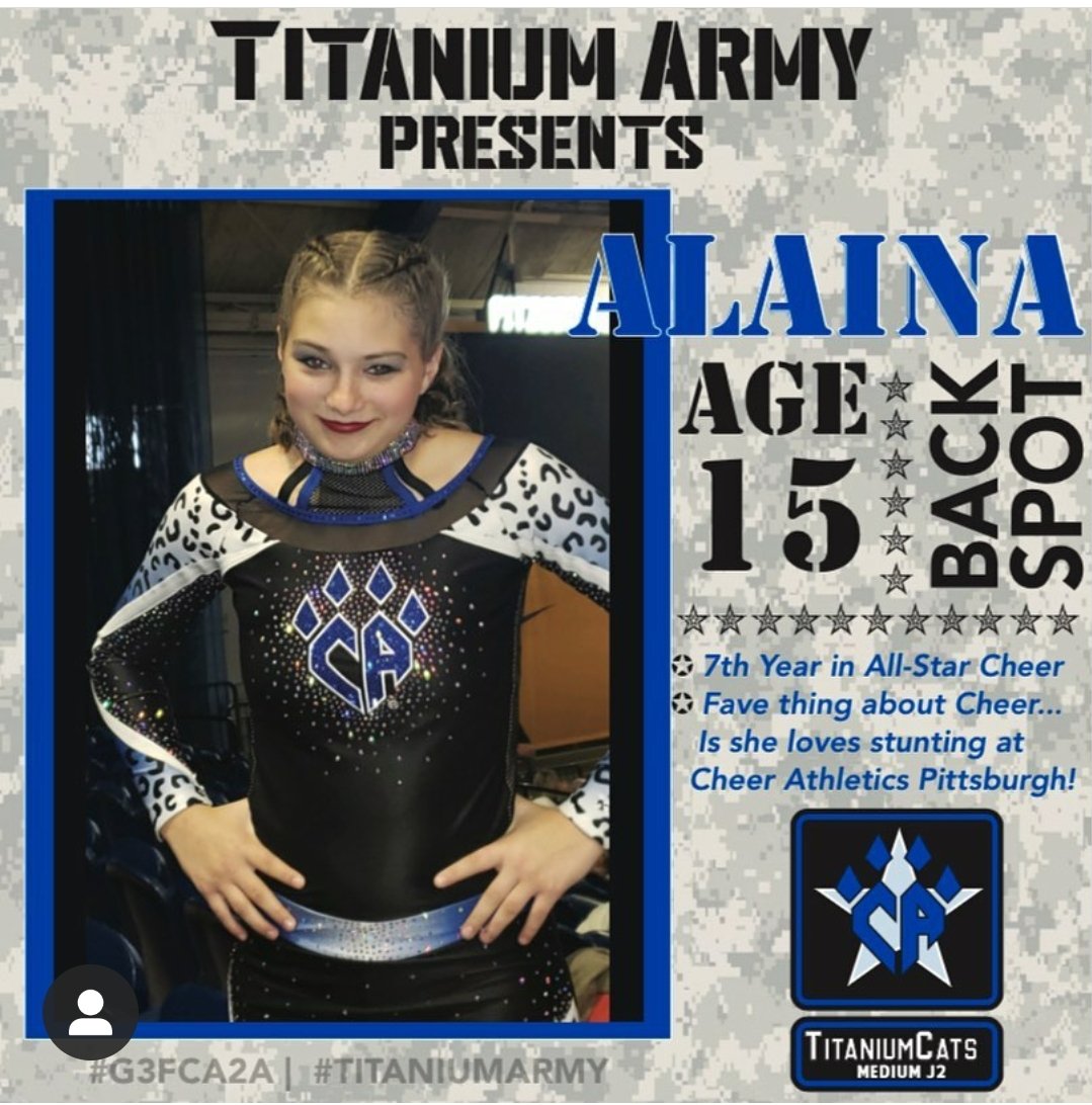 CA_TitaniumCats's tweet photo. #titaniumarmy⭐ #titaniumcats💙🖤 #meettitanium🐾
@CheerAthletics https://t.co/bk6YtkD4dN