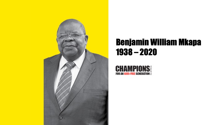 AIDSFreeChamps's tweet photo. . @AIDSFreeChamps are saddened by the passing of one of their own, His Excellency Benjamin William Mkapa. His selfless commitment to the global and regional efforts to end AIDS as a public health threat was evident in his leadership on  financing the HIV and AIDS response https://t.co/jwOKOaFim1
