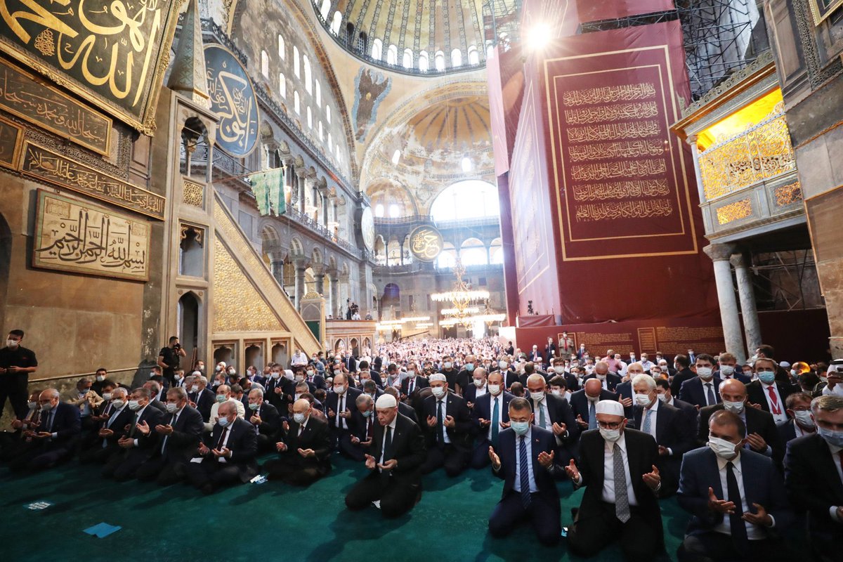 cemal_boyaca's tweet photo. اِنَّا فَتَحْنَا لَكَ فَتْحًا مُب۪ينًاۙ

Doğrusu biz sana apaçık bir fetih ihsân ettik

Bugün yeni bir Fethin tecellisidir

#AyasofyaCamii https://t.co/UkK918B2Sa
