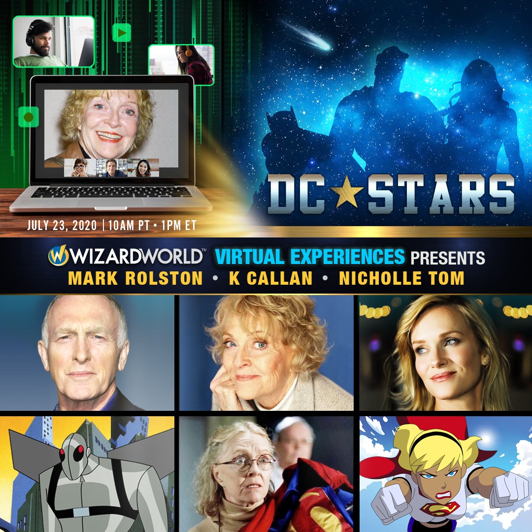 FANEXPOHQ's tweet photo. Live Chats, Recorded Messages & Autographs w/ @realmarkrolston @k_callan & @NicholleTom are still available for purchase!
🎟️ https://t.co/2BOc0Wokyy #WizardWorld #WizardWorldVirtualExperiences #DCVirtualExperiences #DCStars https://t.co/NnBRgJBaMe