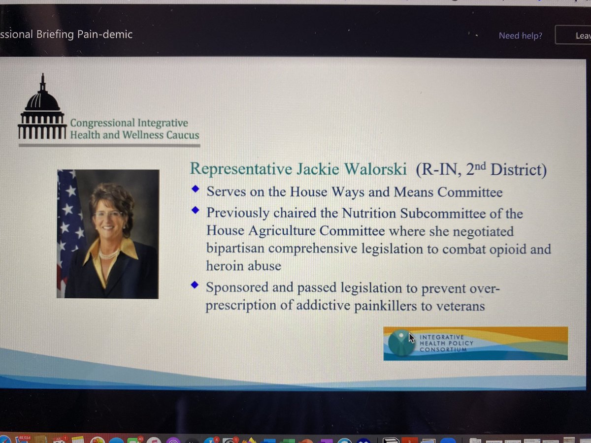 theIHPC's tweet photo. Thank you, Rep @jackiewalorski for your inspired words! We are grateful for your leadership and support of the Congressional Caucus on Integrative Health and Wellness! https://t.co/8m8jxkDHXC