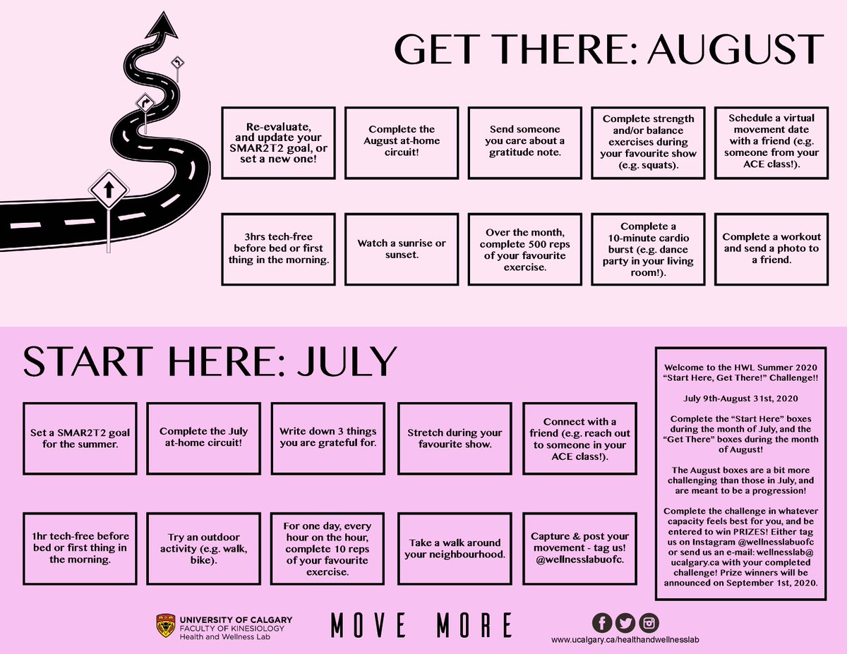 Our #StartHereGetThere summer challenge is underway! We created this challenge bring our community a little bit closer while we are still online. Follow this link bit.ly/32PHrqf for full challenge details - it's not too late to join! #CommunityEngagement #MoveMore
