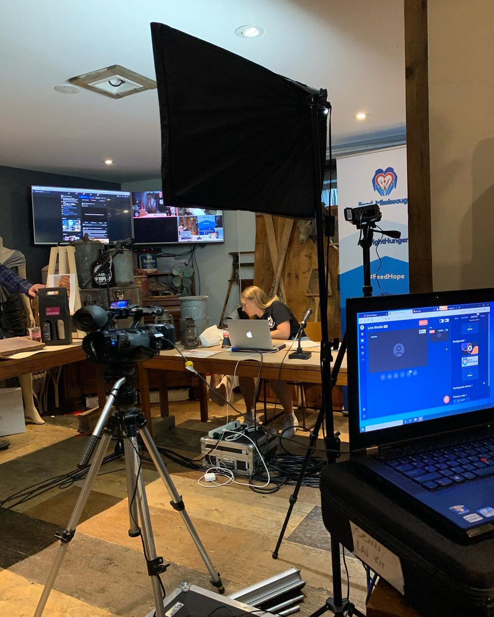 Here are some behind the scenes from our virtual auction. A huge shout out goes to our auction planning committee; Slavica, Ashley, Lauren, Paul, Colin and Joanne, and to @CenturyAV for providing the AV equipment. Without this team we wouldn't have had such a successful event!