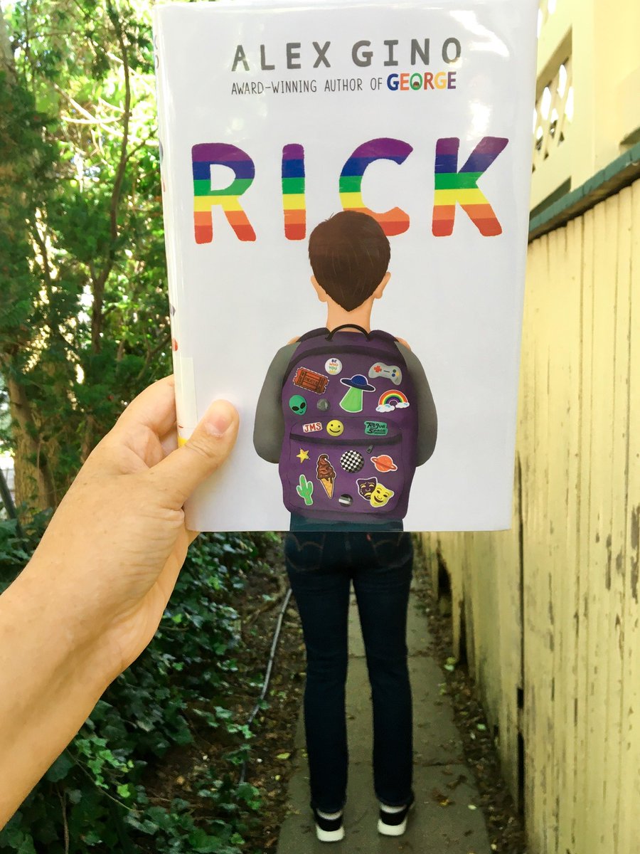 nflib's tweet photo. New in the library: Alex Gino's follow up to the award-winning middle grade novel George, perfect for #bookfacefriday 🌈 https://t.co/1SmGtUwcM5