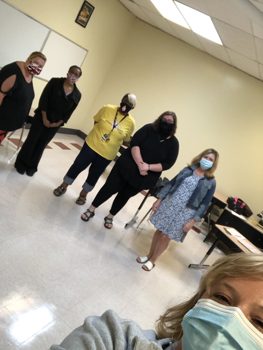 8th grade ELA teachers planned with consultant, Ms. Susan Adam, this morning to prepare for our <a href="/StarkvilleSD/">Starkville Schools</a> students! We’re getting ready for all models of instruction-traditional, virtual, and hybrid! #AJHS #reallign #reimagine #rethink