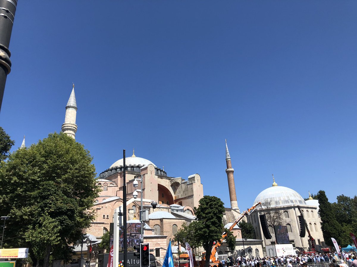 #AyasofyaKebirCamiiSerifi