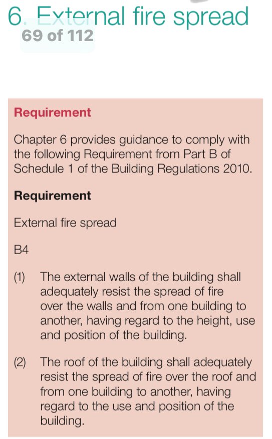 Ok little bit of digging into hospital cladding and we’re back full circle to building regs let down by poorly drafted  @govuk guidanceThink it’s bad in residential highrise - well the HTM FireCode 05-02 guide is woefully inadequate referring to Class O or Euro Class B only