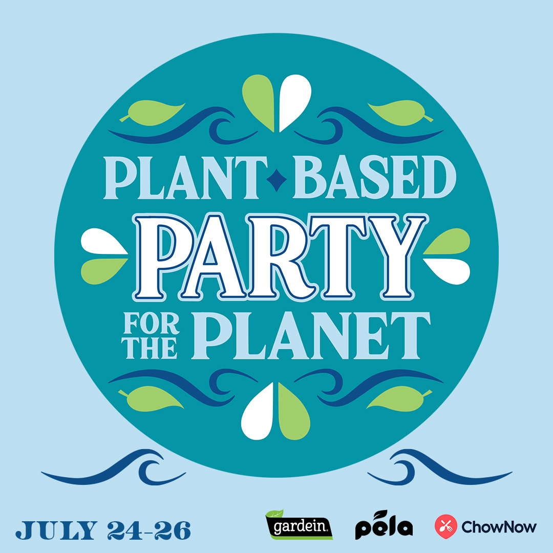 plantbasedpty's tweet photo. This weekend we're raising $40K for Support &amp; Feed and @reverb_org to feed those in need and fight climate change. 

To participate:
1)Order (or cook) a plant-based meal 

2)Post it using #plantbasedparty

3)$5 per post is donated (up to $40,000)

Let’s get this party started! https://t.co/hfKVrGMxne