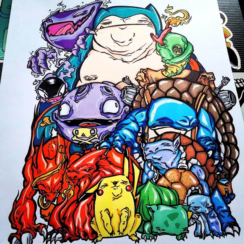 TinRoofGallery's tweet photo. Sasha De La Cruz aka @MUTINC
I love art in so many ways just like i have to love myself. The joy of color with the darkness hidden within it. That is what my art do for people. I have to say my art are a combination of graffiti, illustration style and my love of nerd culture. https://t.co/3IZ4luqySI