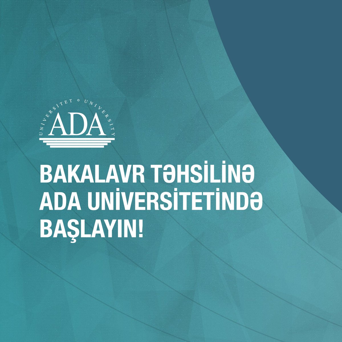 ADAUniversity's tweet photo. Müasir hüquqşünas kimi yetişin!
Bakalavr təhsilinə ADA-da start vermək fikrindəsiniz? Təhsil həyatınızda yeni bir başlanğıc üçün elə indi müraciət edin!
Ətraflı: https://t.co/Wwr53xTgLk
#SPIA #LawProgram #BachelorofLaws #LegumBaccalaureus #admissions #ADAUniversity https://t.co/r0XeDakn26
