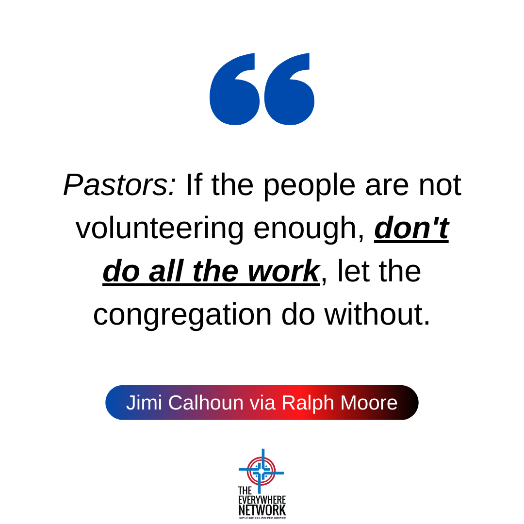 theeverywhereb's tweet photo. Pastors: If the people are not volunteering enough, don't do all the work, let the congregation do without. #pastors #volunteers #ralphmoore #churchplanting #leadership #churchleadership https://t.co/FqdaR0Cv7E @… https://t.co/Dl1ggjYWKV