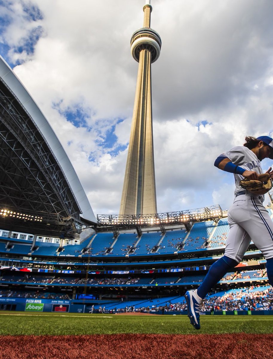 Toronto's tweet photo. All #Toronto @BlueJays Fans would like to THANK 🙏🏽 the City of Buffalo, @MayorByronBrown, @NYGovCuomo and the @BuffaloBisons for graciously hosting our Baseball Team for the 2020 #MLB Season! ⚾🧢 Baseball Starts Today -- Lets Go #BlueJays! https://t.co/VSYmP5IsT6