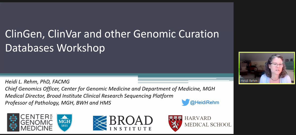 JAX_Education's tweet photo. Day 5 of the McKusick #BHShortCourse. Today, @HeidiRehm is hosting a workshop on @ClinGenResource and #ClinVar databases. https://t.co/CI1XqM5DuE
