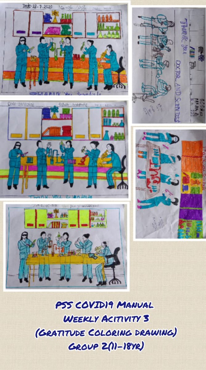 UnitDistrict's tweet image. Psycho-Social-Counselling Activities are working as ice-breaker among the inmates of Child Care Institutions of the district during this sensitive pandemic period.