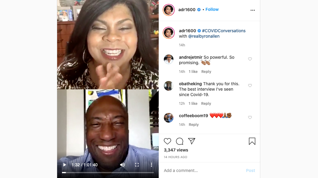 “Don’t be a DEBT-SLAVE” says Byron Allen, CEO of ALLEN MEDIA GROUP/ENTERTAINMENT STUDIOS, as he spoke with @AprilDRyan on her #COVIDConversations via Instagram Live. “Every American should be positioned to succeed!” Watch the full interview here: instagram.com/tv/CDAQfUtJWy0…