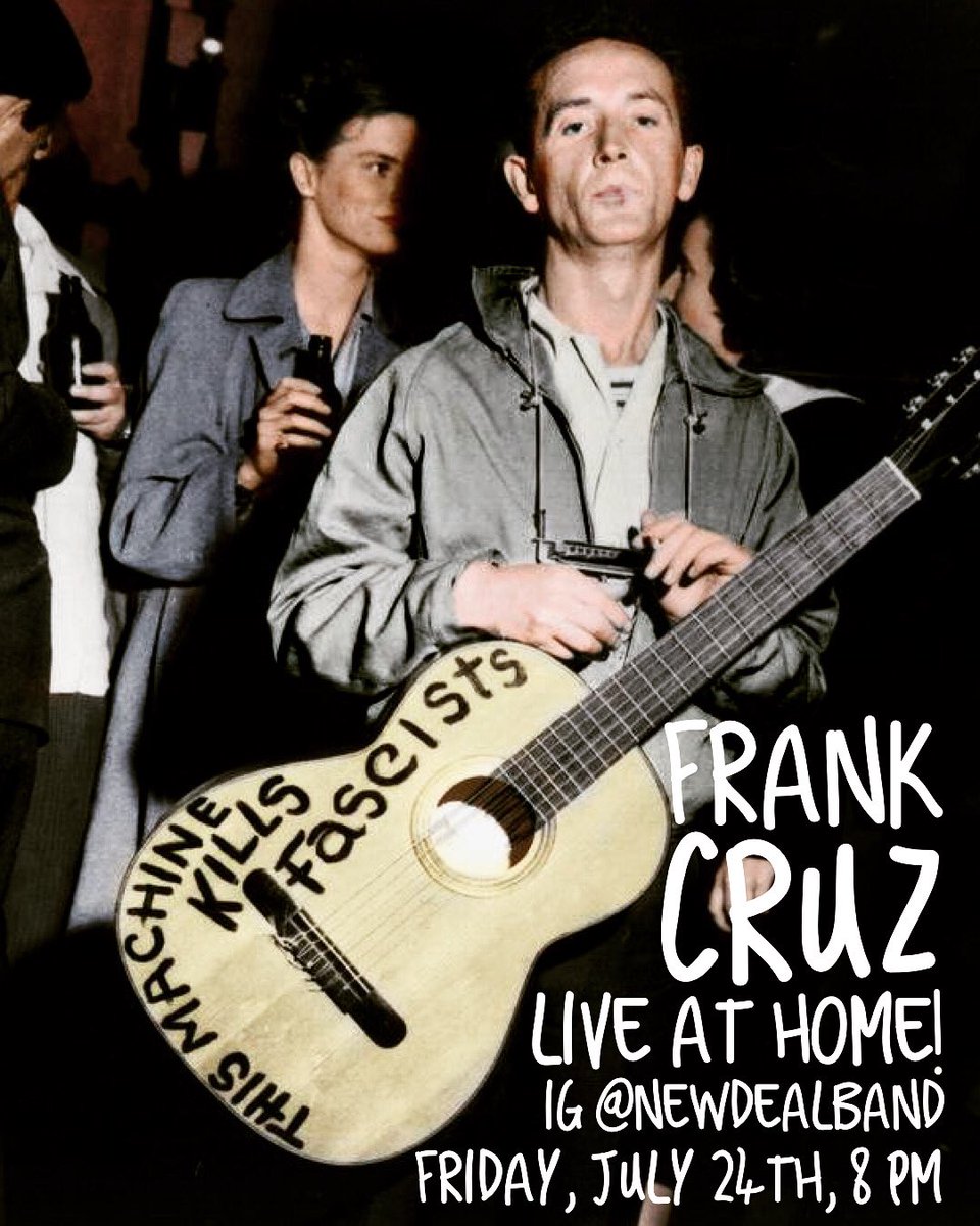#StayHome Quarantine show tonight on my IG Live @newdeaband #acoustic #folkmusic #thismachinekillsfascists