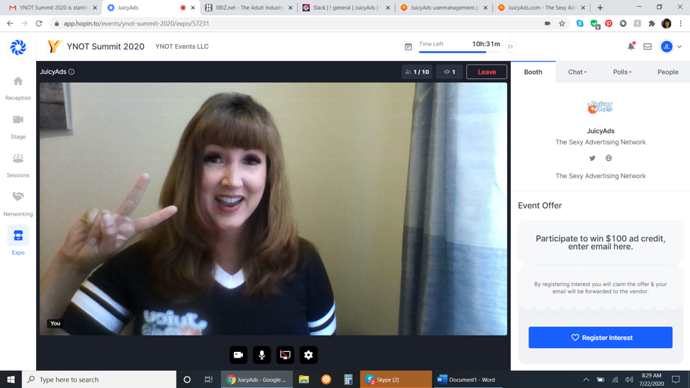 juicyads's tweet image. So @YNOTdotcom summit is over! Did you visit us in the JuicyAds booth? This is Julie keeping it extra juicy, as usual 🧡
#YNOTSummit
#KeepItJuicy