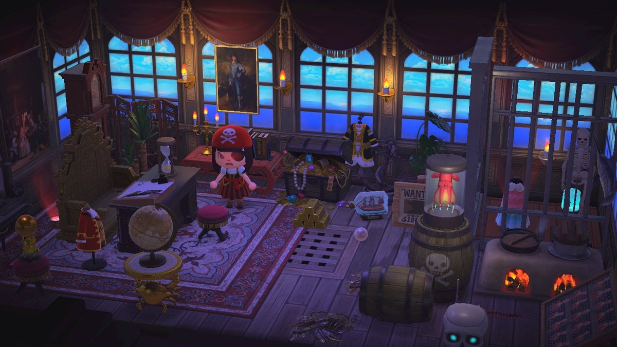 JenumiCosplay's tweet photo. Finally finished my pirate room! #AnimalCrossing #ACNH #NintendoSwitch https://t.co/baSLtEE1ho