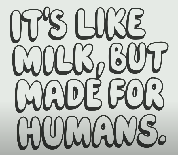 13/ They made one of their top opinions into a company slogan. "It's like milk, but made for humans." Their claim: that regular milk is for baby cows, and oat milk is for humans.
