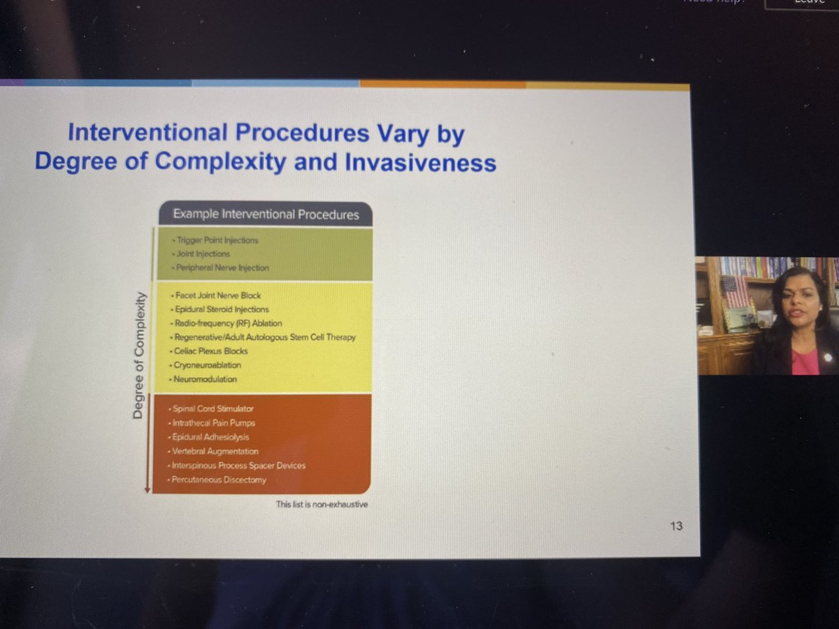 theIHPC's tweet photo. Look at all the exciting solutions provided by truly integrating care for people in #pain! Thank you Dr Vanila Singh! #ihpc @RepJudyChu Rep @jackiewalorski #CongressionalIntegrativeHealthandWellnessCaucus #opioidcrisis #healthdisparities https://t.co/GcLIMHWBUj