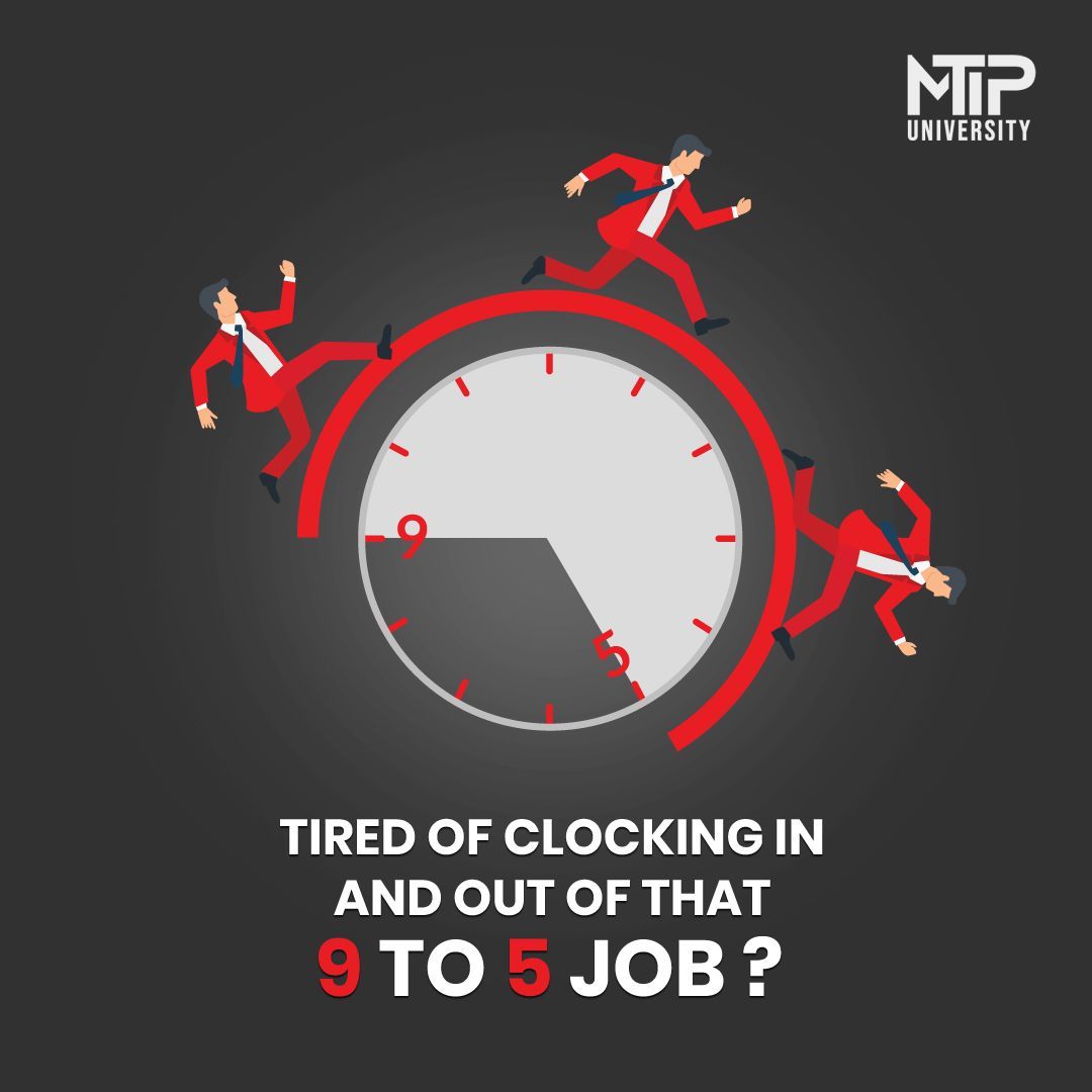 Having a hard time paying for your monthly nut? Tire of clocking in and out of that 9 to 5 job? Come join MTIP U online real estate platform to help educate, train, and prepare you to take bold action and conquer your financial freedom.