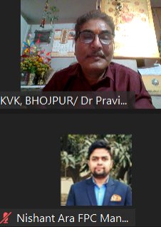 dwivedipravinkr's tweet photo. On 24th July 2020, Head #KVK @icarindia @AgriGoI Bhojpur with Dy Director #BSSOCA, Muzaffarpur organized #Webinar cum #Virtual #Training programme "Seed Production Process and Procedures" for #World_Vision FPO Officials (36 no.) from Muzaffarpur,  Vaishali and Bhojpur https://t.co/ipJapcJeXF