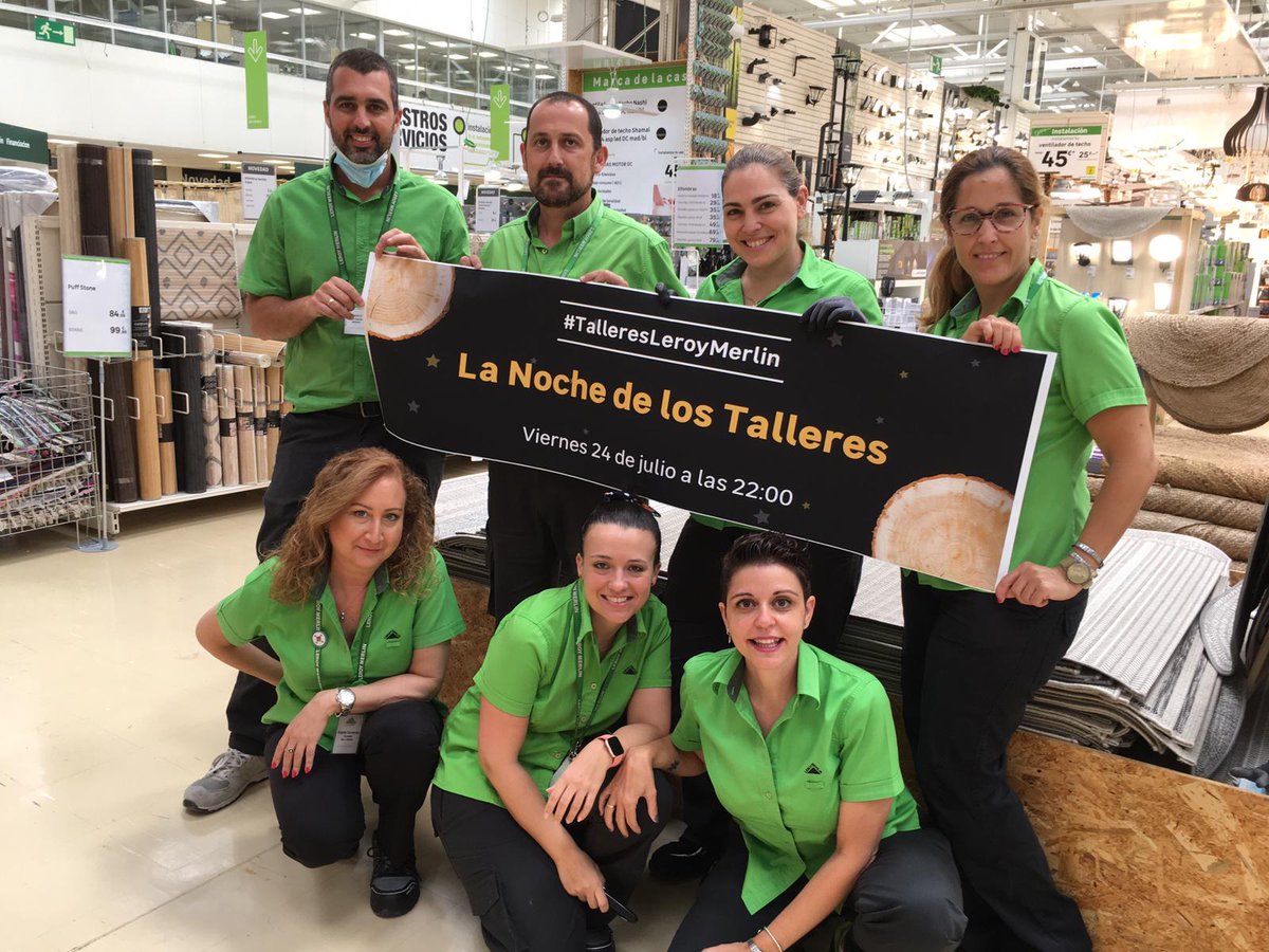silviasesamo's tweet photo. Cuenta atrás para la gran noche ,no te lo pierdas #TalleresLeroyMerlin  @leroymerlin_es https://t.co/QaqzanJYkK