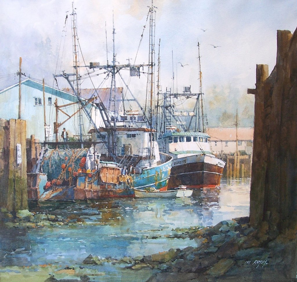 fineartnow's tweet photo. Ian Ramsay b.1948, Award winning Plein Air and Watercolour British painter #art #watercolour #painting #Watercolour #watercolorpainting #pleinair https://t.co/MuByub5DqB