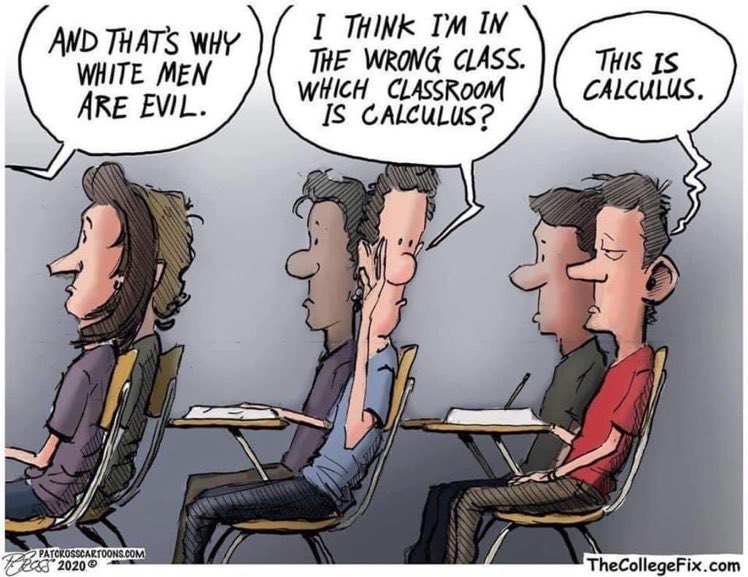 RealJamesWoods's tweet photo. Modern “higher” education... https://t.co/Rha6s6mDY0