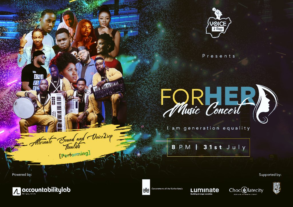 @Miss_Memberr @alternatesound_ @Voice2Rep @NLinNigeria @luminategroup @AccountLab @choccitymusic @donotdropthemic @RedMediaAfrica Looking forward to it....

#ForHer
#WithHer
#heforshe 
@StandtoEndRape 
@womenfundng 
@WRAPANG 
@wimf_Africa 
@WomenDeliver 
@womeninmusic 
@wefmng 
@wfm917 
@alternatesound_ @alternate_sound