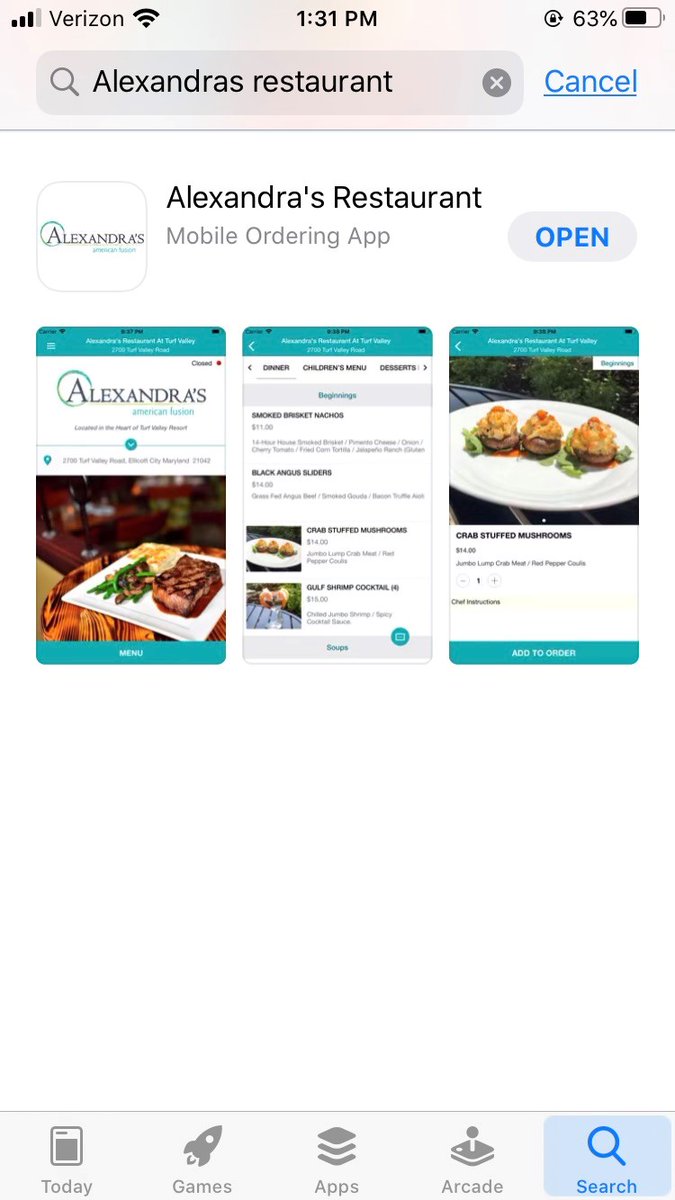 Dine_Alexandras's tweet photo. Did you know we have an app? Search for "Alexandras Restaurant" in the app store on your iphone or android, and receive 15% off your first curbside order when you enter code "ALEX2020." https://t.co/ox7Smdy0uF