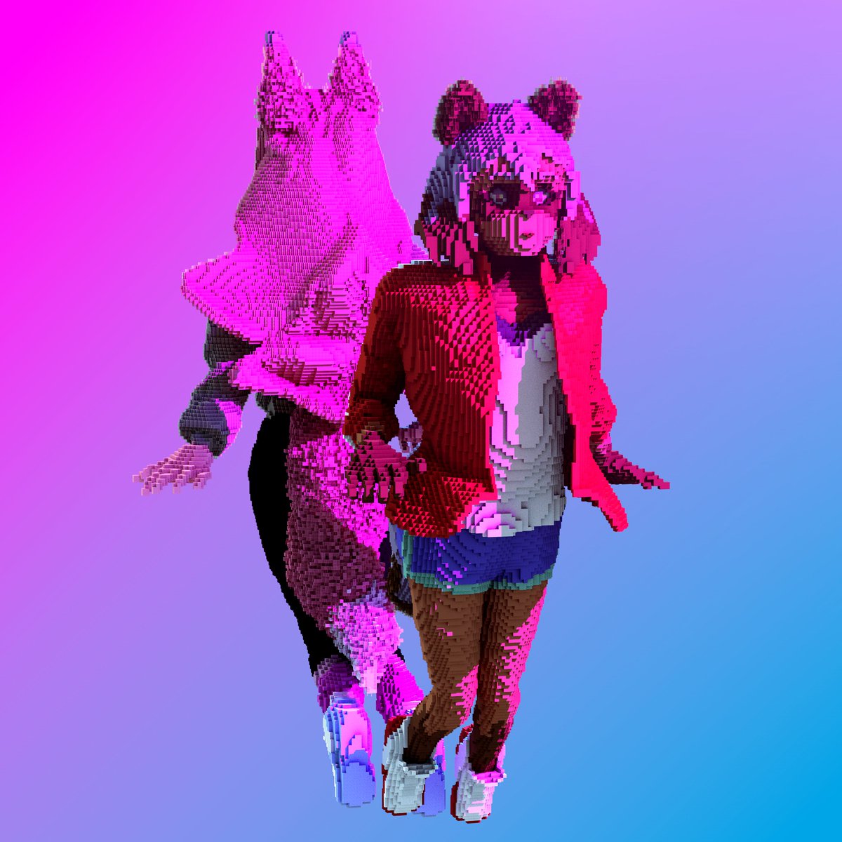 itsapixxel's tweet photo. Some renders for @iIovehands of Michiru and Nazuna from BNA
P.S. Hands🙌 https://t.co/yTxD0F2wnB