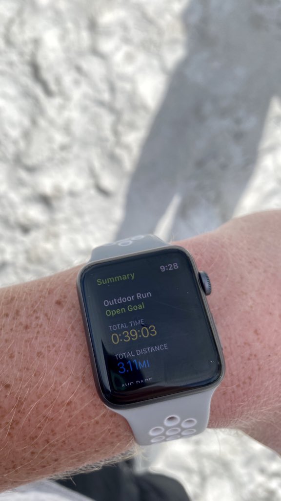 VBSanders23's tweet photo. Walk/Jog/Run a 5K this AM: ✅
Marry my best friend: T-minus 30 hours 🤩🥳 

Thank you @WoffordSAAC for setting up our virtual 5K for today!!  #RaceAgainstRacism #GoTerriers🤘🏼 https://t.co/eoeGBTY3lK