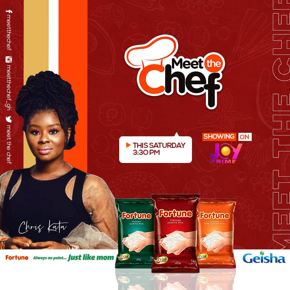 meetthechef_gh's tweet photo. Catch #meetthechef this Saturday @3:30pm only @joyprimeofficial 
#meetthechef is proudly brought to you by @FrytolOil https://t.co/TZeTF2NzyC