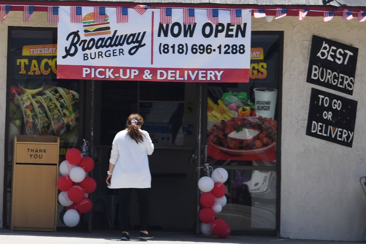 eaterla's tweet photo. Los Angeles has been fining restaurants for posting ‘We’re Open’ signs during the pandemic https://t.co/3mNaTl5qYZ https://t.co/4eXAJ6kdx6
