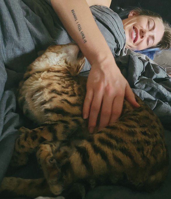 waking up with &uuml; 😻 https://t.co/eaXQGYRPJ5<a href="/tag/bestbarsupdogs"class="tags"><span>#bestbarsupdogs</span></a>