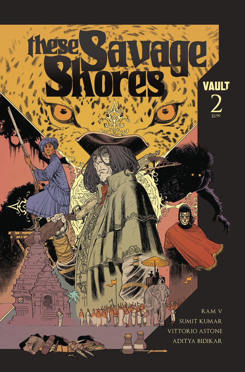 Fantastic covers! #TheseSavageShores @vaultcomics Ram V and Sumit Kumar #comicart