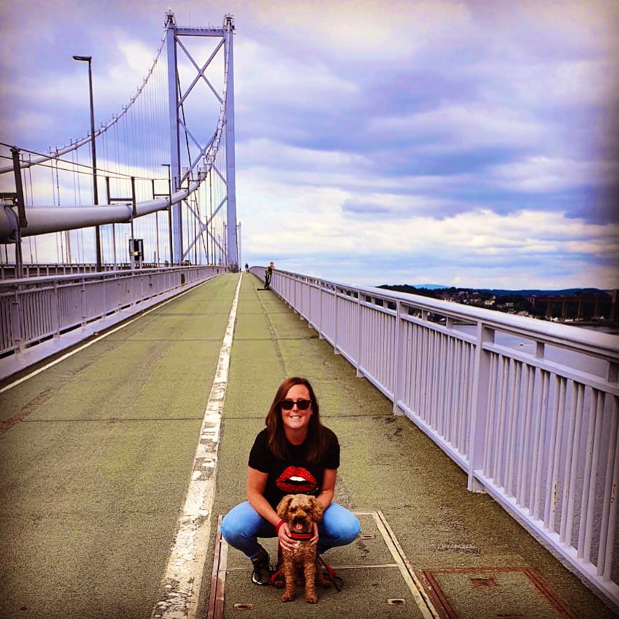weeclairemcg's tweet photo. Walked over the @forthroadbridge today... that’s another one ticked off my #40by40 list #14weekstogo https://t.co/49DBxv1JSg