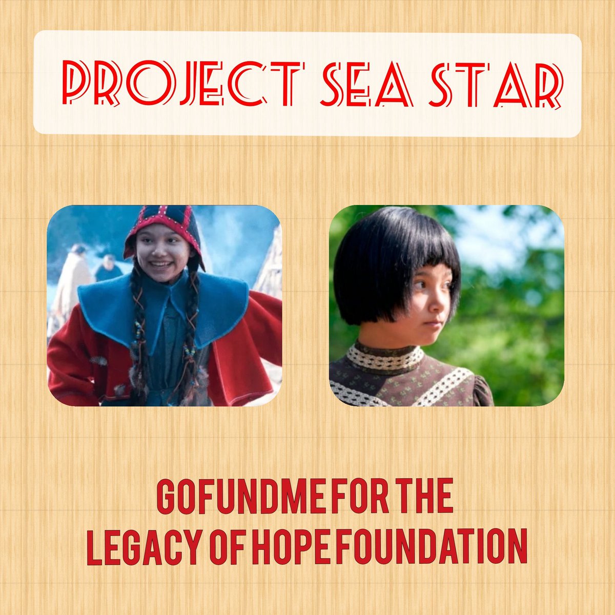 A lot of people learned about the Residential School System after the storyline aired in s3, and Anne taught us to take action to help others. Thus, tonight we are launching this project to donate money to the Legacy of Hope Foundation.