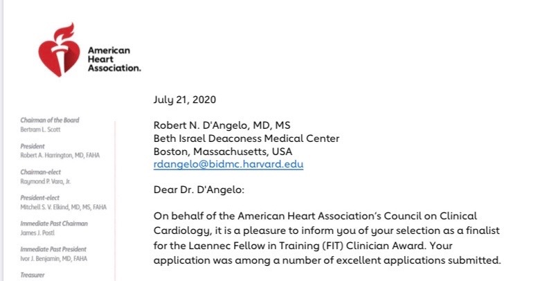 BIDMC CV Fellowship tweet media