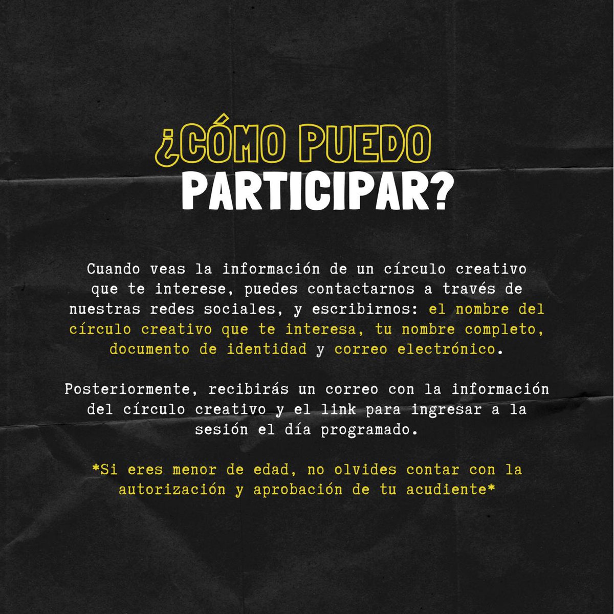 FunBakarte's tweet photo. CÍRCULO CREATIVO • La Fundación Bakarte te invita a ser parte de esta gran iniciativa, una iniciativa que nos permitirá disfrutar del arte y seguir creando ¡Sin salir de casa!  #FundacionBakarte #CirculoCreativo #NosQuedamosEnCasa https://t.co/il2eCPv0yC