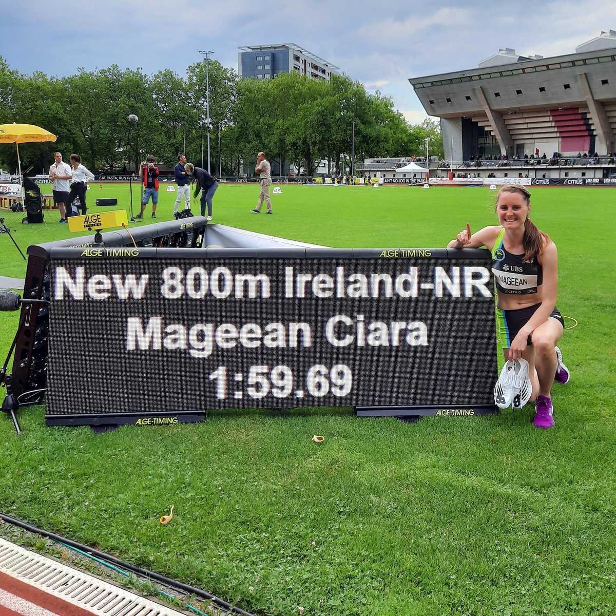 Irish Record and the first Irish woman ever to go under 2 minutes in the 800m. I am absolutely delighted. With the disappointment of everything this year, Olympics postponed and lockdown for months, my coach, my team mates and I put our heads down and worked hard. Continued⬇️