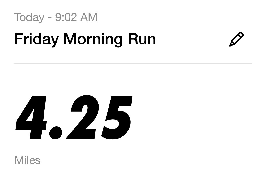 LaMontrose's tweet photo. I misjudged a road today and accidentally ran 4.25mi 🤦🏾‍♂️

When I hit 2.75mi, I said “bruh...you’re definitely over 1mi from home. This ain’t a 3mi run!”

Moral of the story: if you run too far on accident, you still have the run the distance on purpose 😂 #runwithLL #NikePlus https://t.co/cX9oXyNh6z