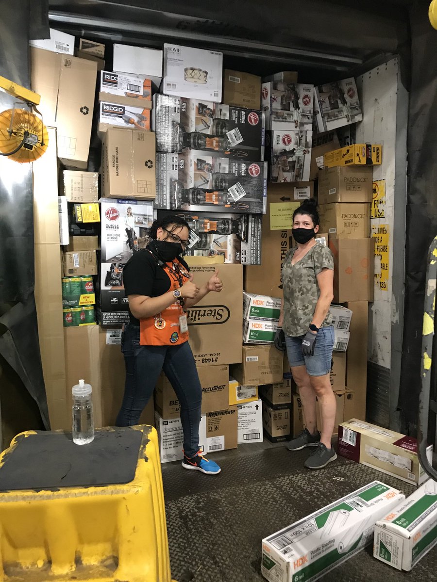 alacockthd's tweet photo. RDC 5034 Associate Angela! Great job with load quality and reaching 96% utilization!! https://t.co/N4EbCfkPxc