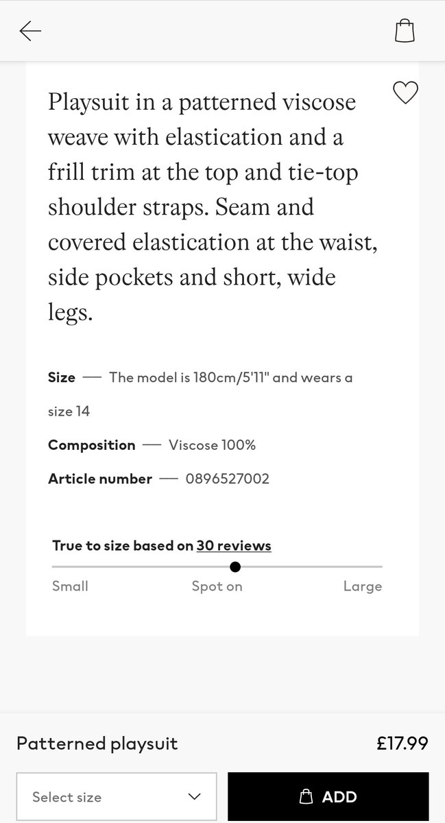 HelenaW_24's tweet photo. @hm @hmunitedkingdom whats going on with your sizings? There is no way this model is a size 14 https://t.co/JCMdBW0ngr