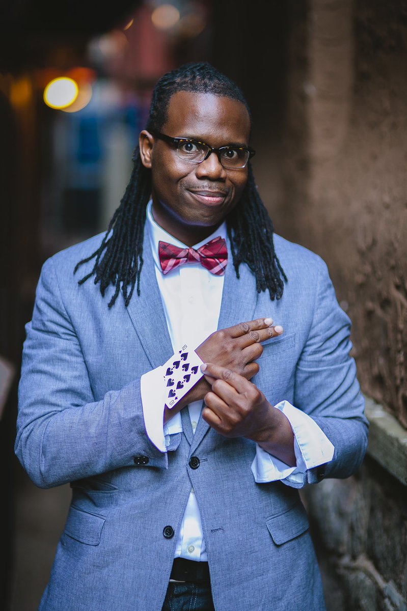 ccnjml's tweet photo. Our friend Ran'D Shine will be one of the featured magicians on “Penn &amp; Teller’s Try This @ Home Too”. He will be performing a new trick that you can participate in from your home. Watch and see if he can fool you. #pennandteller #randshine https://t.co/CWgMBh9TT6