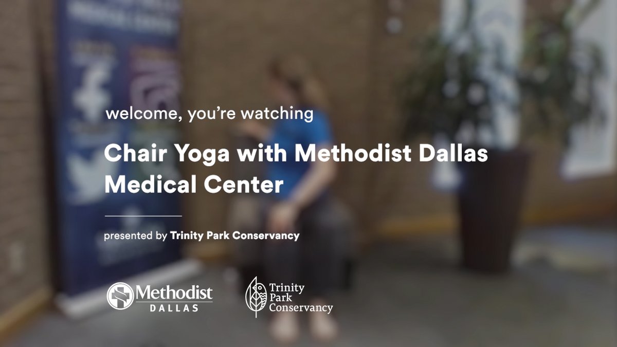 allouttrinity's tweet photo. It is the end of the week and time to relax. 🧘

Take a break with @trinityparkc and Methodist Dallas Medical Center. The full recording of our 30-minute chair yoga session is now available: https://t.co/p5d2bzQrQm https://t.co/ZKv7bc8Aqd