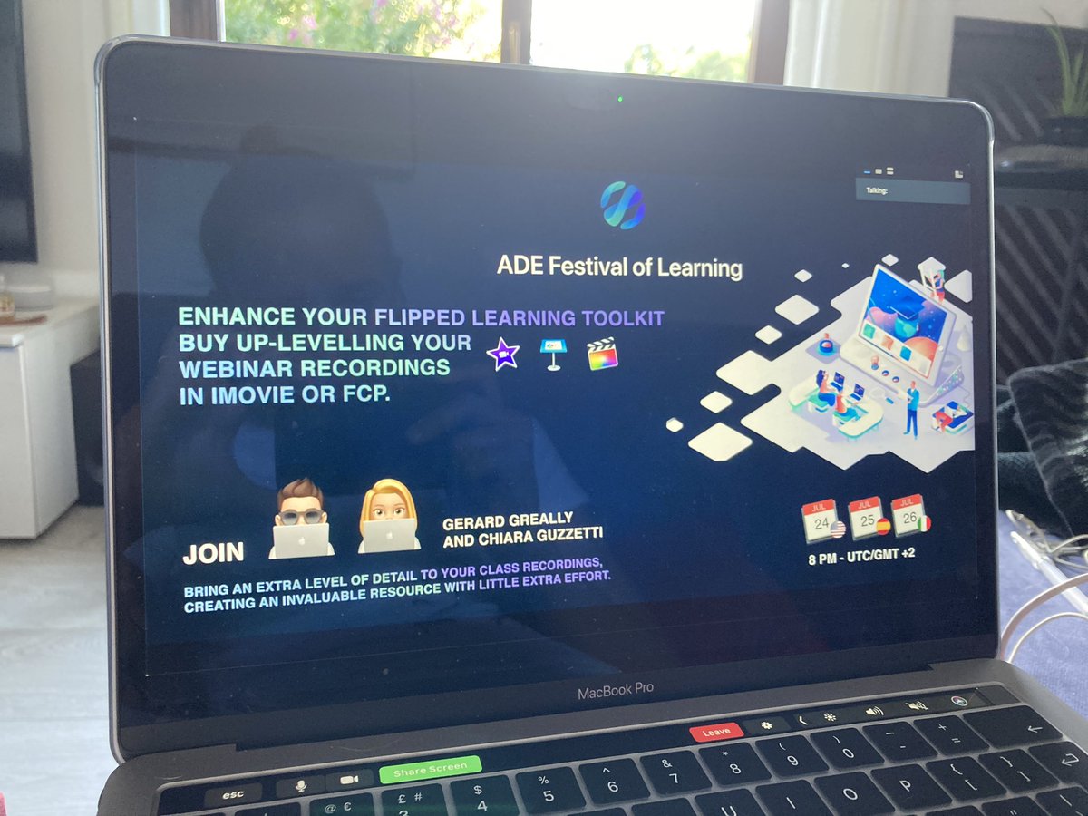 GuzzettiChiara's tweet photo. Join us now @TeachMeGG #AppleEDUchat 😎 https://t.co/p9r1THJgWR